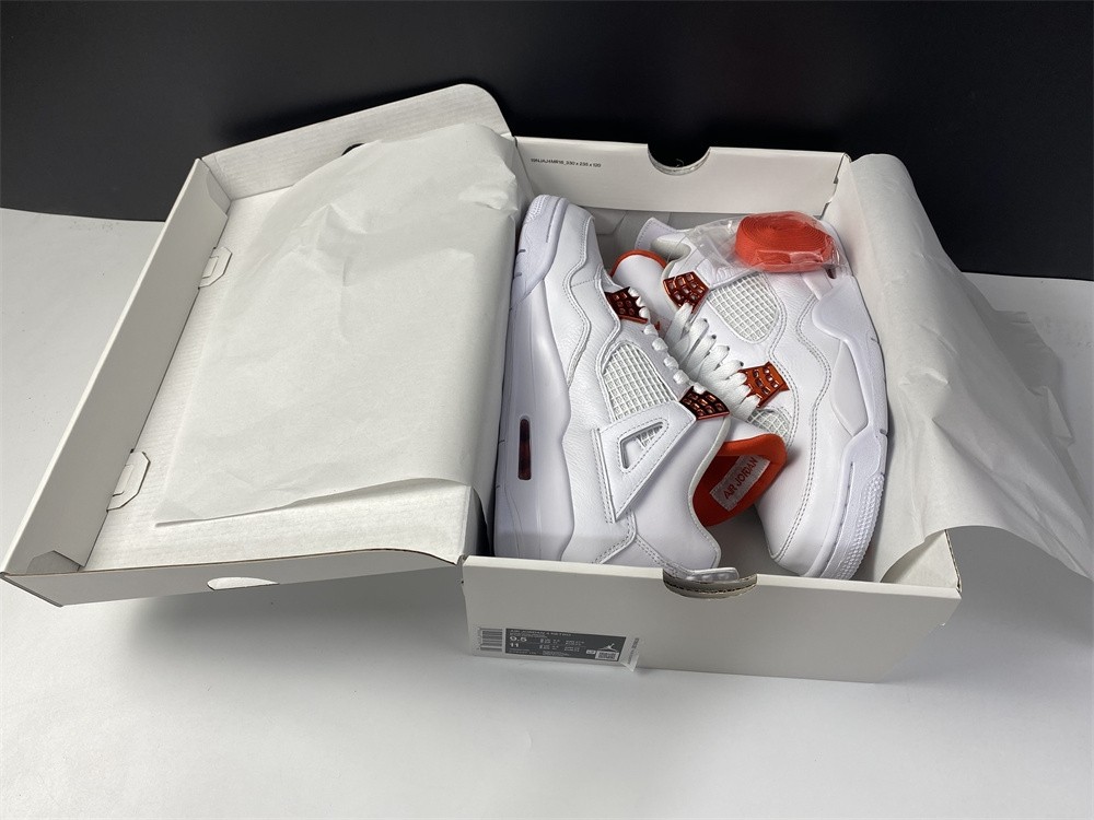 Air Jordan 4 Retro “Pure Money” Orange Metallic CT8527-118