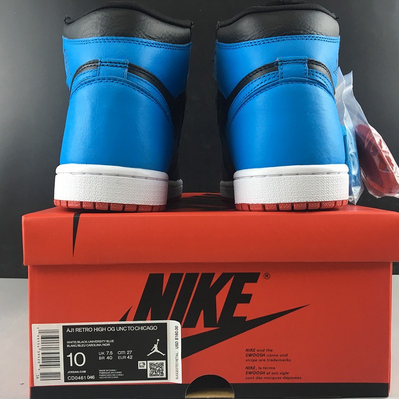 Air Jordan 1 UNC To Chicago CD0461-046