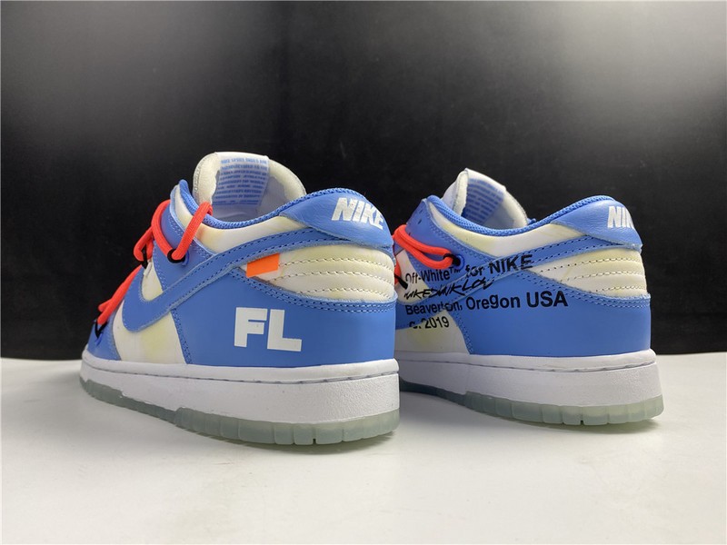 Off-White x Nike Dunk Low White Blue CT0856 403