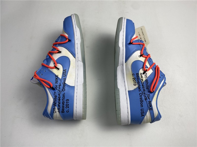 Off-White x Nike Dunk Low White Blue CT0856 403