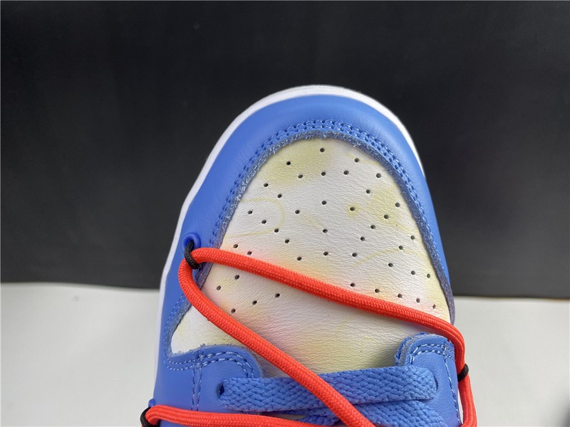 Off-White x Nike Dunk Low White Blue CT0856 403