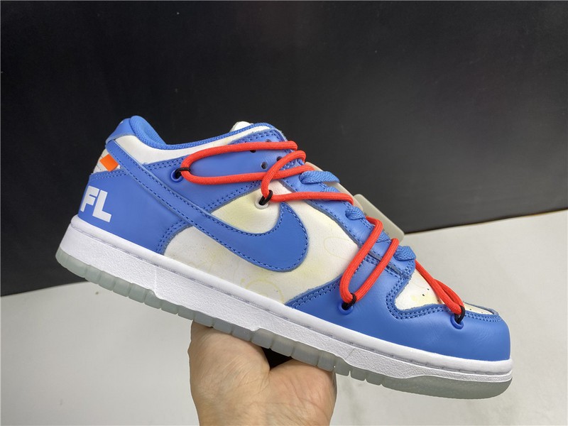 Off-White x Nike Dunk Low White Blue CT0856 403