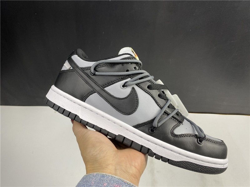 Off-White x Nike Dunk Low Black Salt CT0856 007