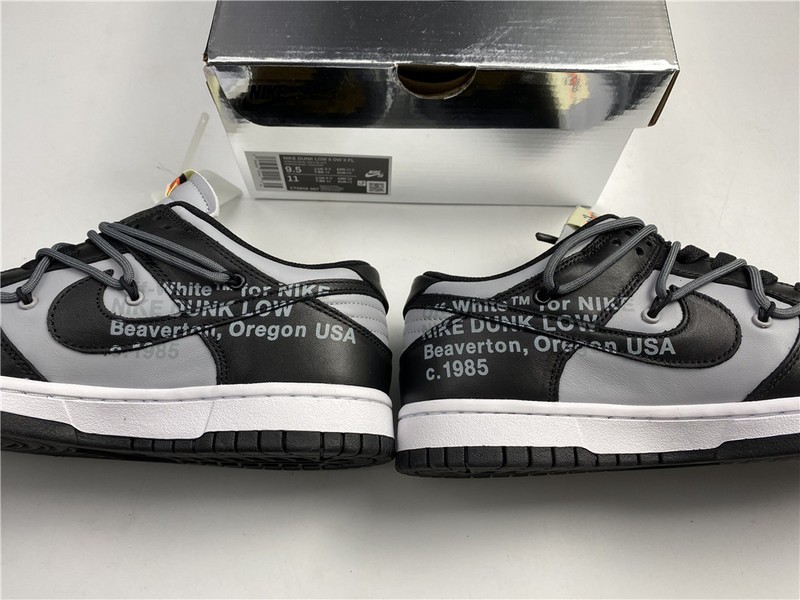 Off-White x Nike Dunk Low Black Salt CT0856 007