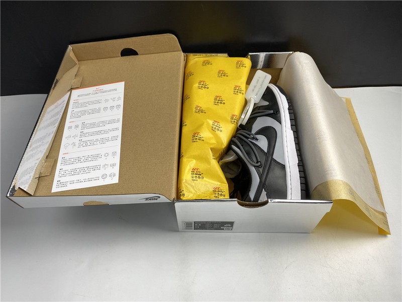 Off-White x Nike Dunk Low Black Salt CT0856 007
