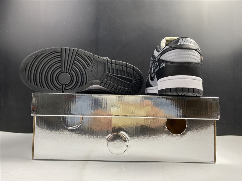 Off-White x Nike Dunk Low Black Salt CT0856 007