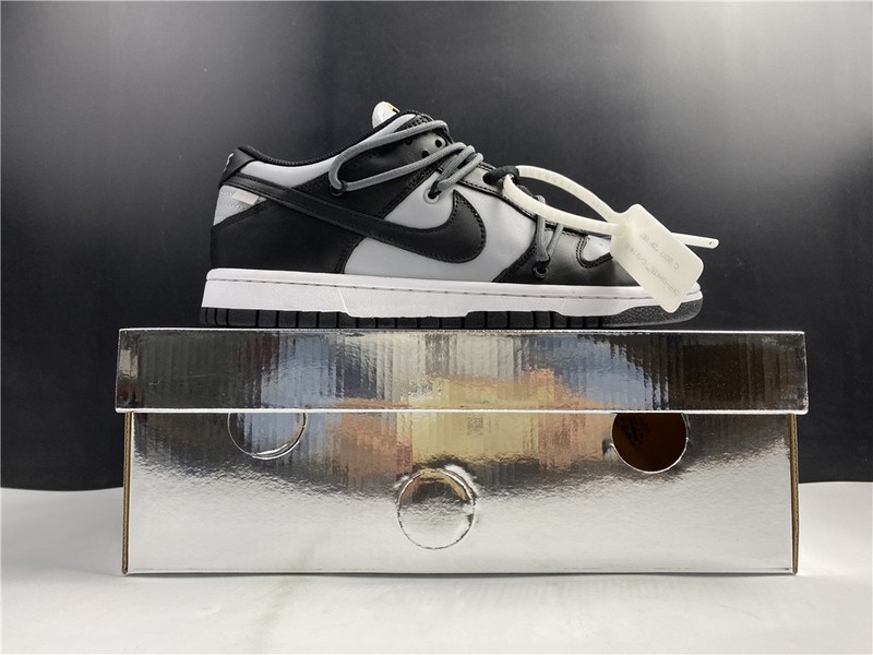 Off-White x Nike Dunk Low Black Salt CT0856 007