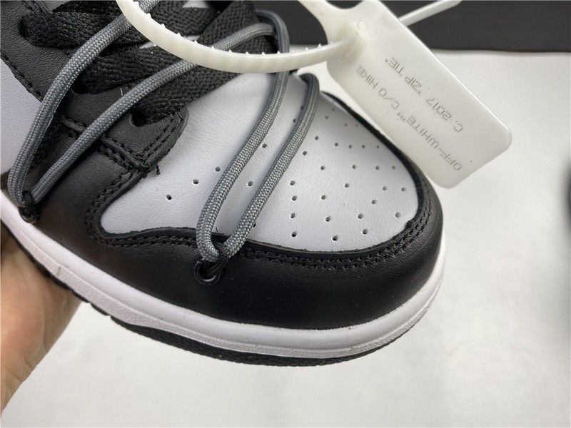 Off-White x Nike Dunk Low Black Salt CT0856 007