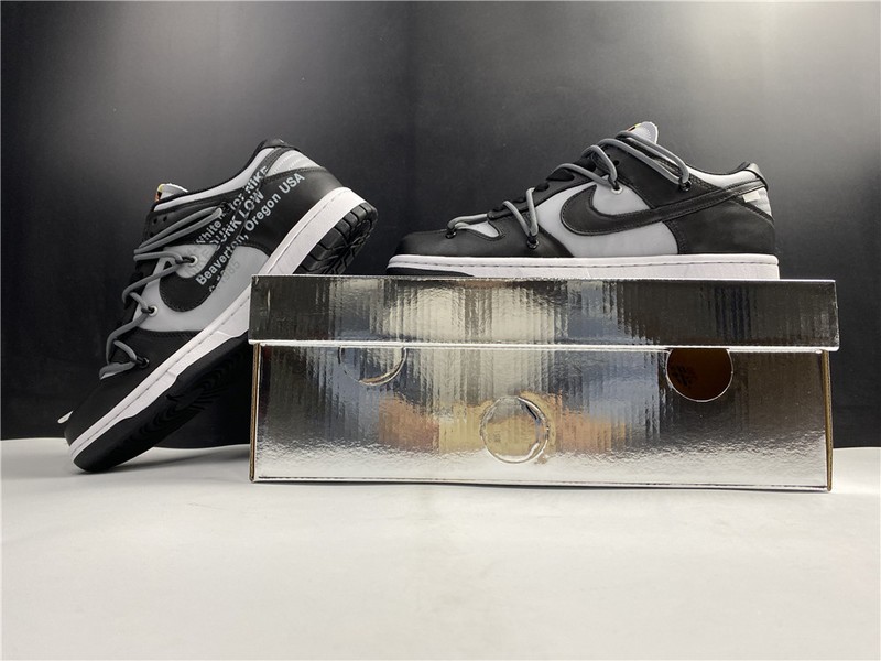 Off-White x Nike Dunk Low Black Salt CT0856 007