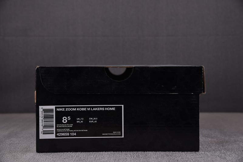 Nike Kobe 6 Lakers Home 429659-104