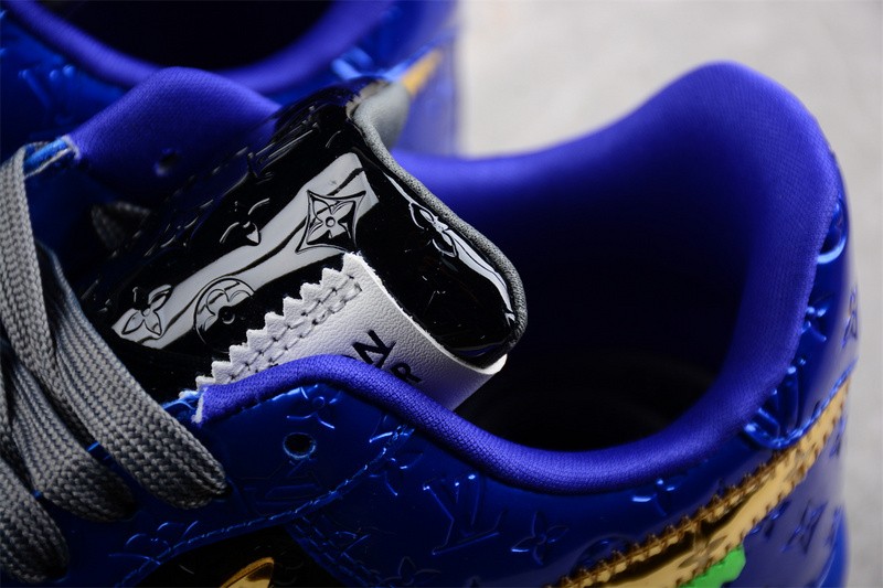 NIKE LOW AIR FORCE 1 X royal blue black