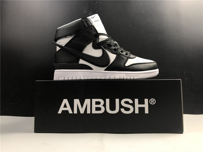 NIKE SB DUNK HIGH Ambush Black White CU7544-001