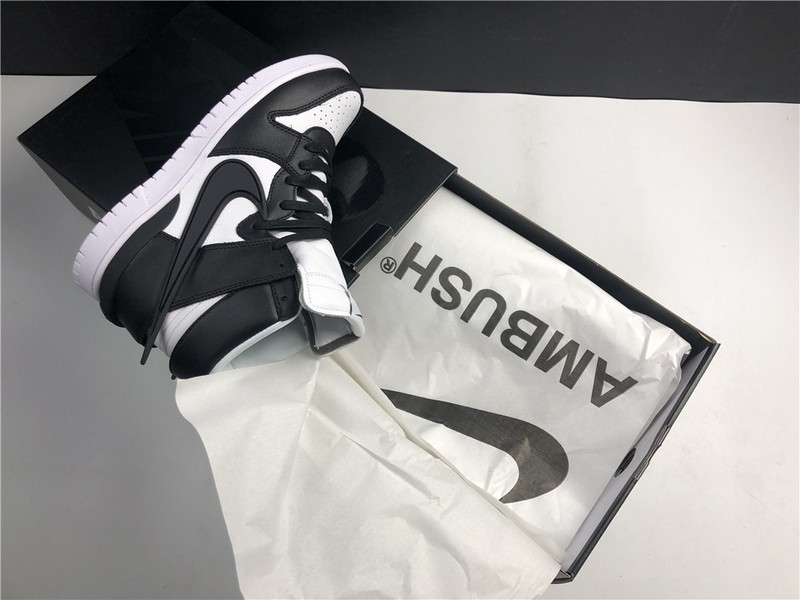 NIKE SB DUNK HIGH Ambush Black White CU7544-001