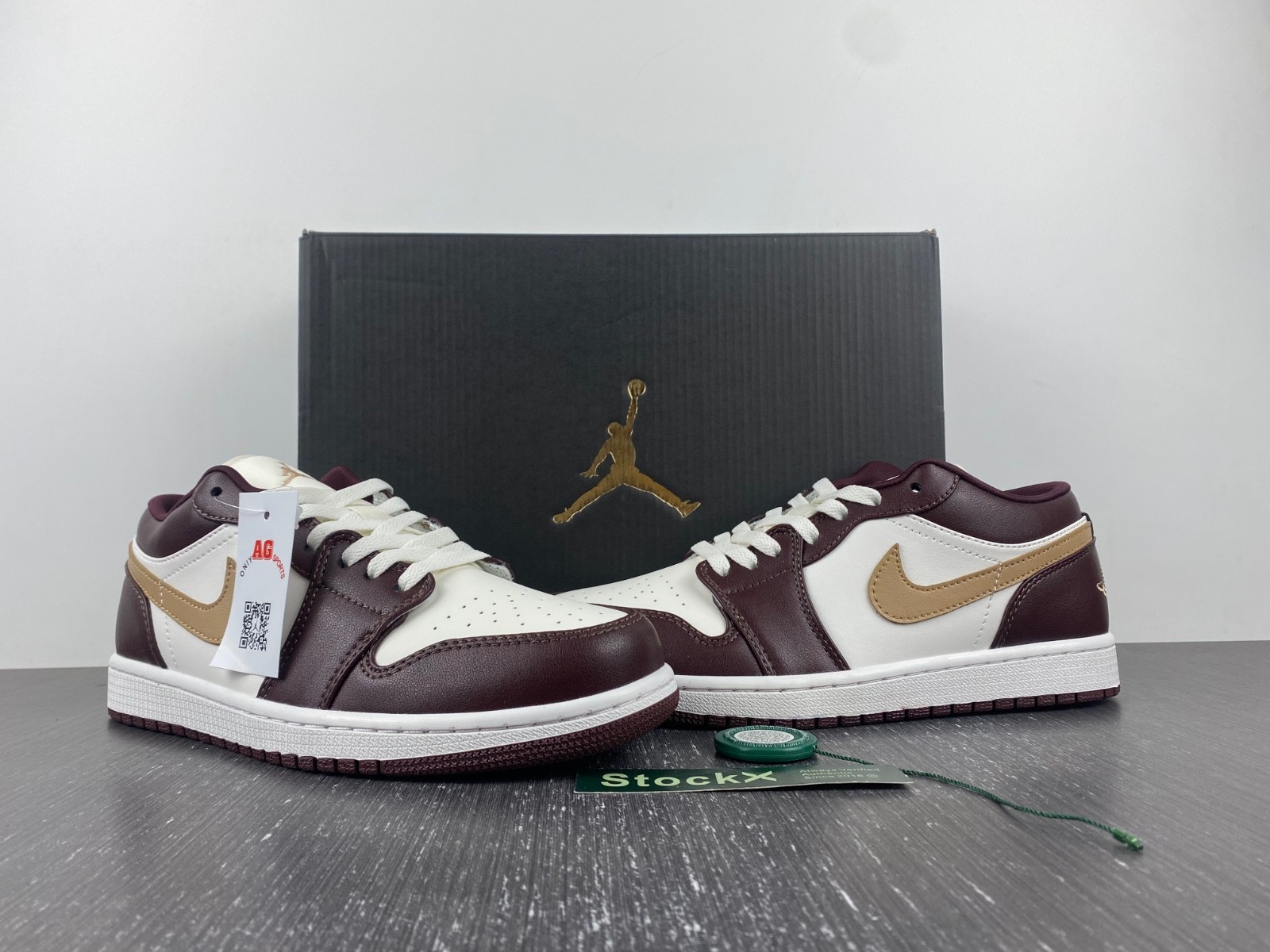 Air Jordan 1 Low Releasing in Sail and Brown DC0774-200