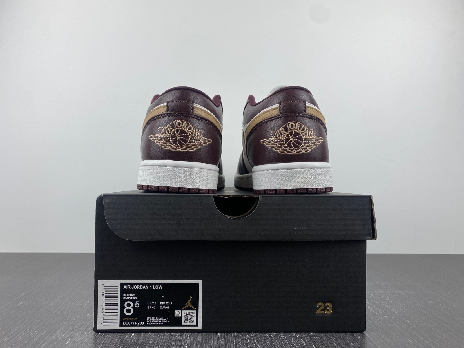 Air Jordan 1 Low Releasing in Sail and Brown DC0774-200