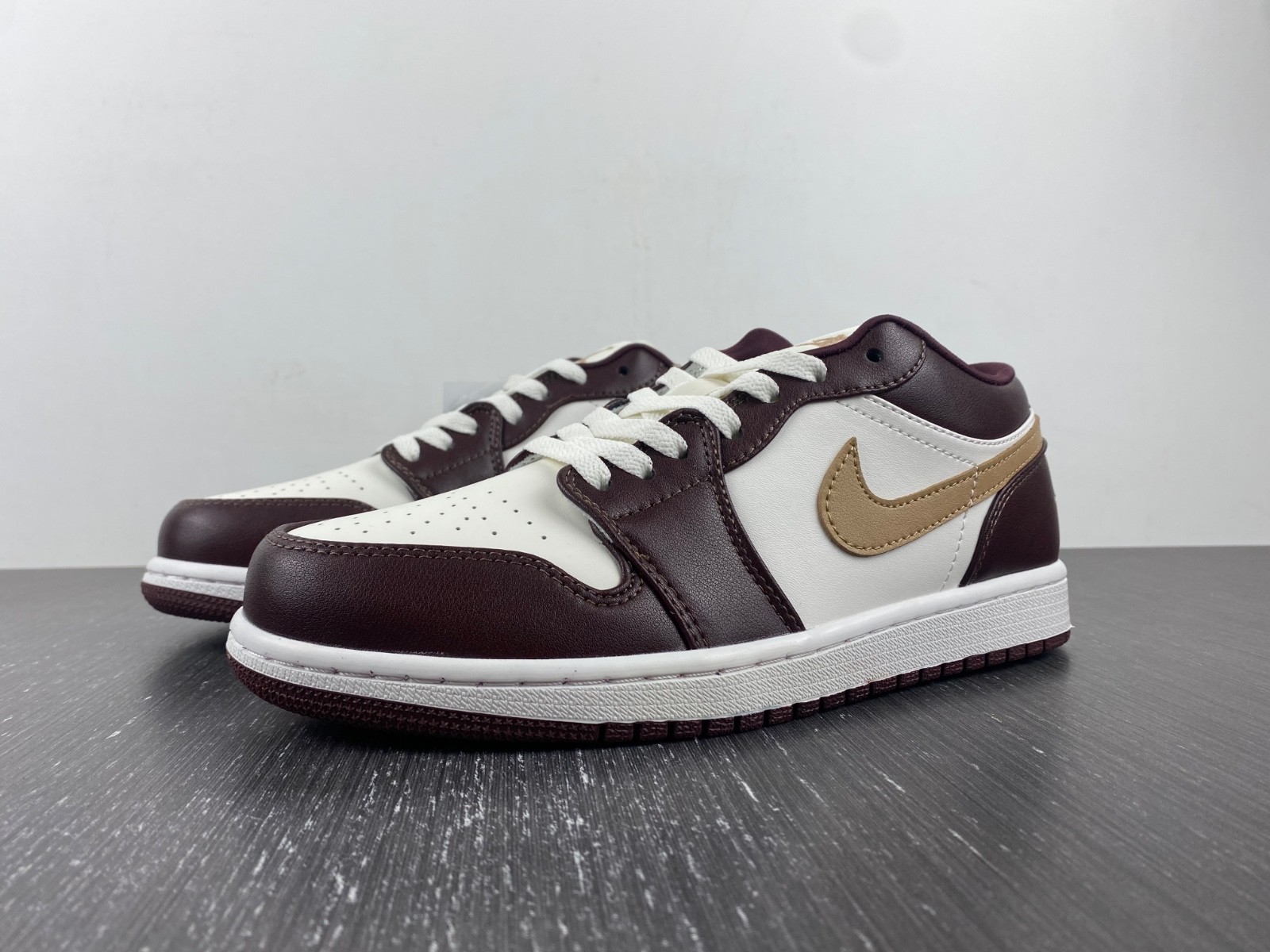 Air Jordan 1 Low Releasing in Sail and Brown DC0774-200