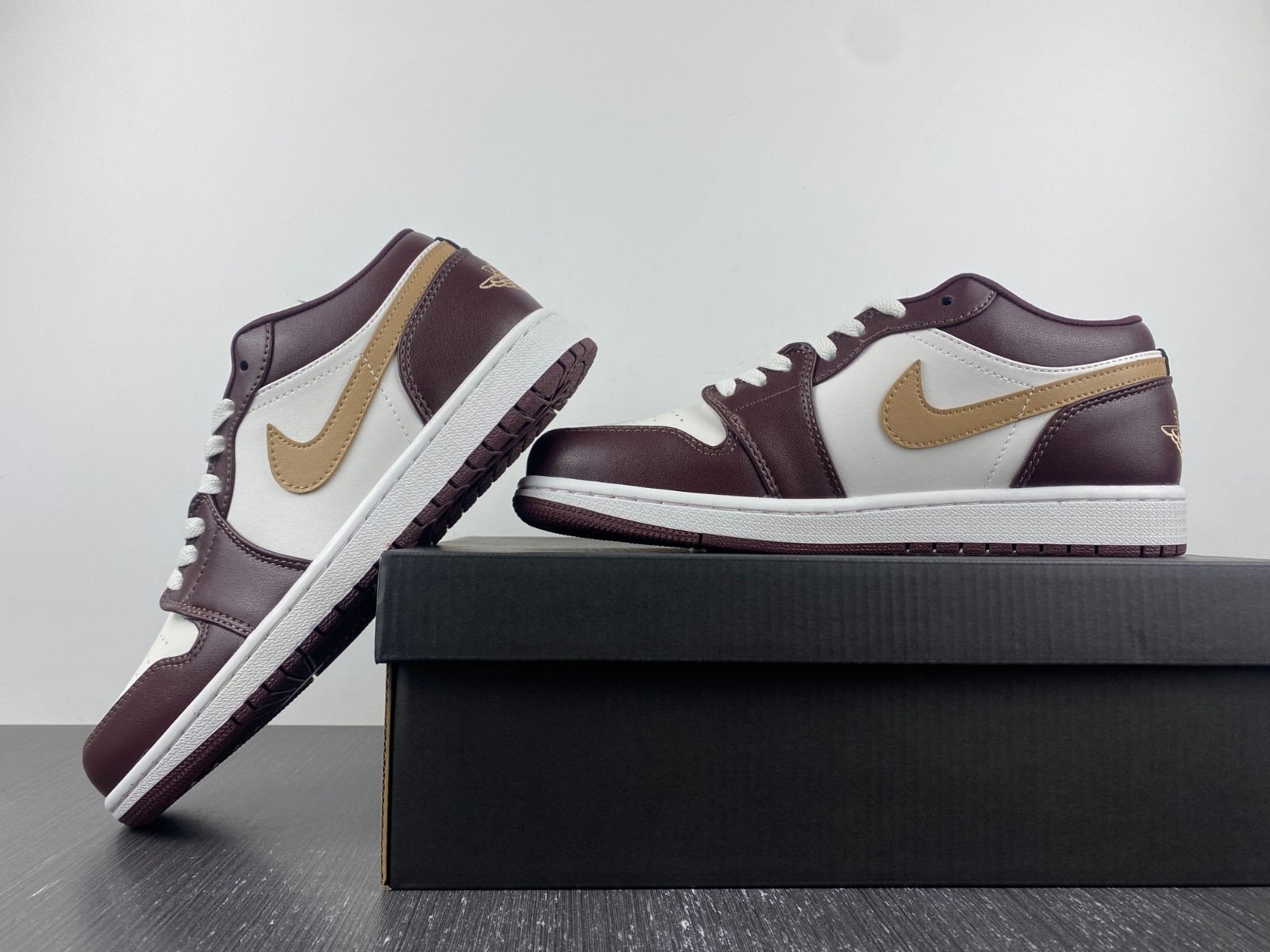 Air Jordan 1 Low Releasing in Sail and Brown DC0774-200