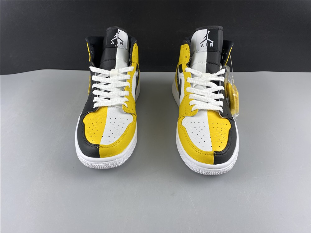 Air Jordan 1 mid BLACK AND YELLOW CJ9219-700