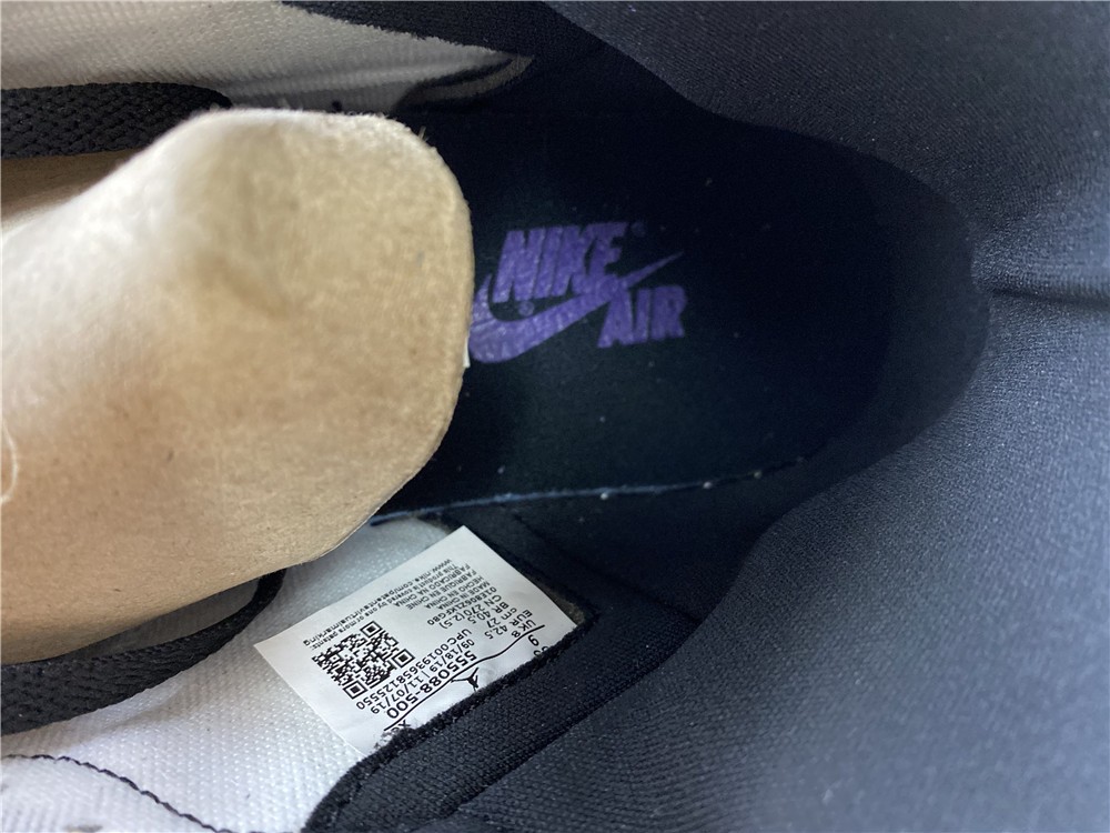 Air Jordan 1 AJ1 Court Purple white 555088-500