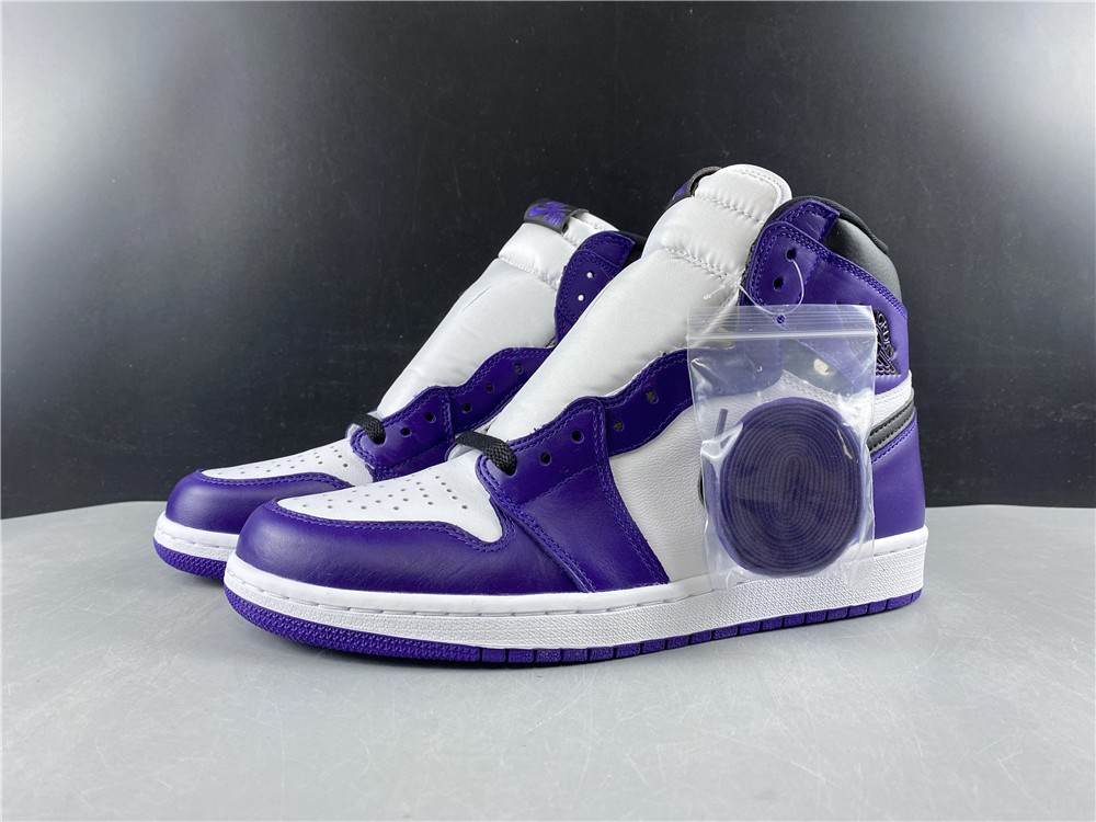 Air Jordan 1 AJ1 Court Purple white 555088-500