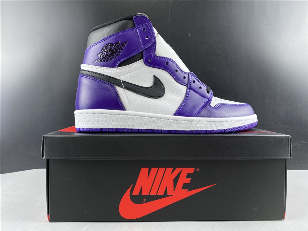 Air Jordan 1 AJ1 Court Purple white 555088-500