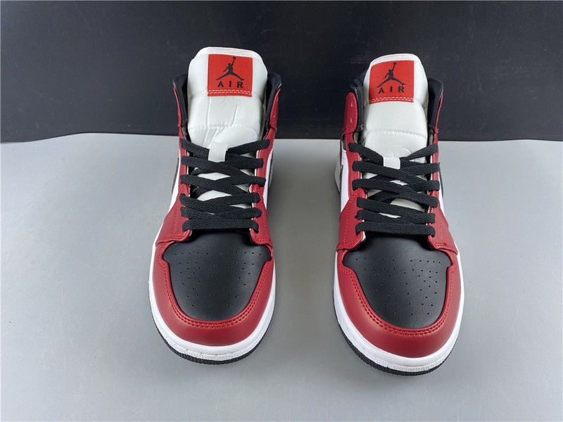 Air Jordan 1 Mid Chicago black toe 554724-069