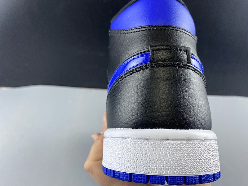 Air Jordan 1 Mid black hyper royal 554724-068