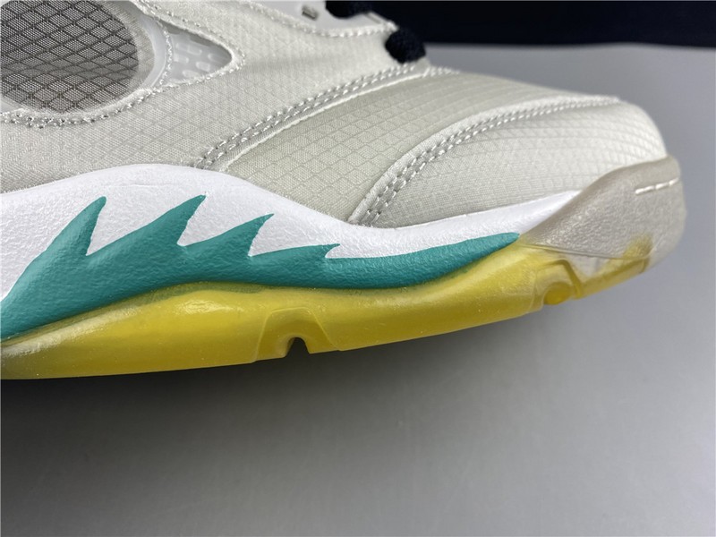 Off-White Air Jordan 5 white green purple CT8480-105