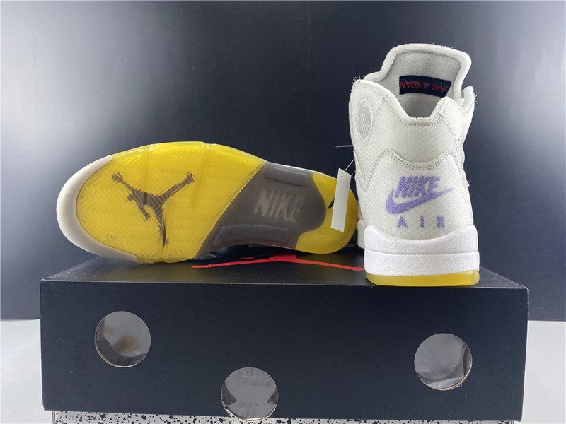 Off-White Air Jordan 5 white green purple CT8480-105