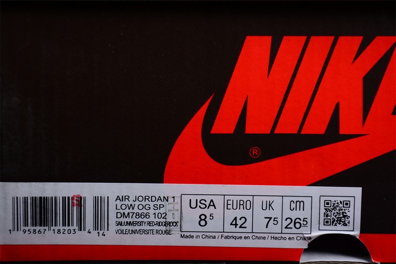 Nike Air Jordan 1 Low OG SP"BGreen Toe" DM7866-102