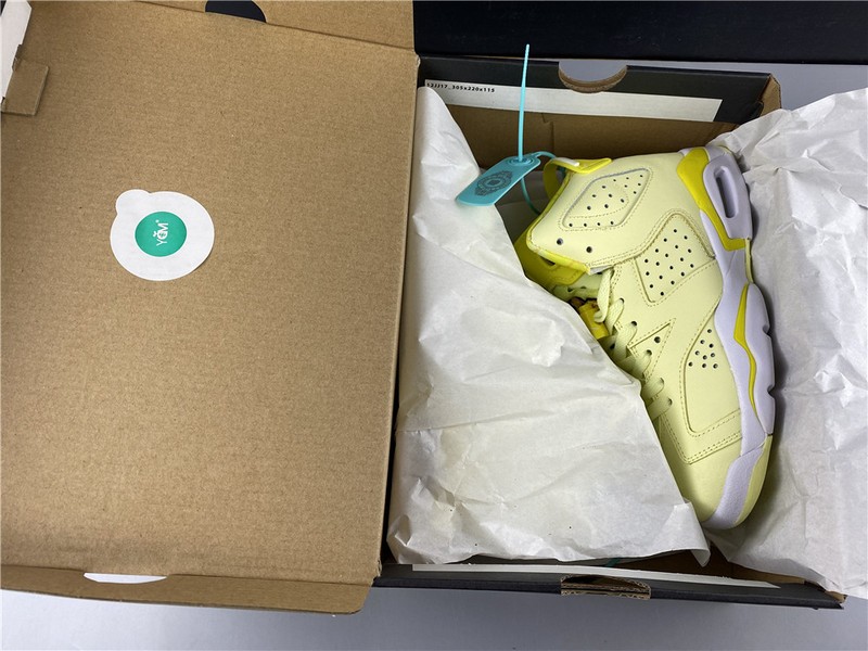 Air Jordan 6 retro dynamic yellow floral (GS) 543390-800