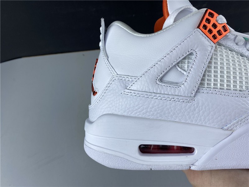 Air Jordan 4 Retro “Pure Money” white orange 308497-104