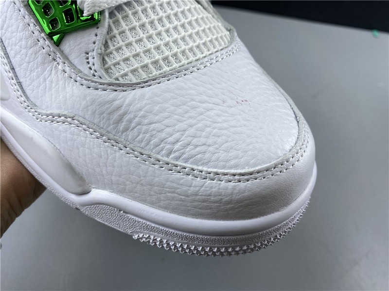 Air Jordan 4 Retro “Pure Money” white green 308497-103