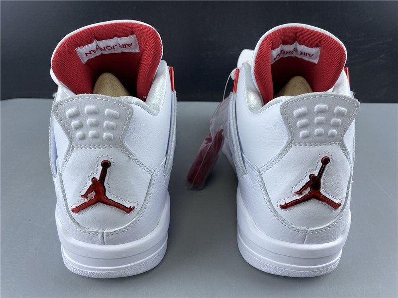 Air Jordan 4 Retro “Pure Money” white red 308497-102