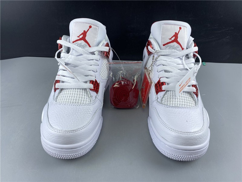 Air Jordan 4 Retro “Pure Money” white red 308497-102