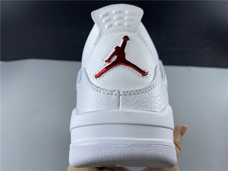 Air Jordan 4 Retro “Pure Money” white red 308497-102