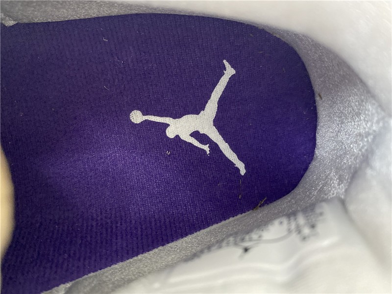 Air Jordan 4 Retro “Pure Money” white purple 308497-100