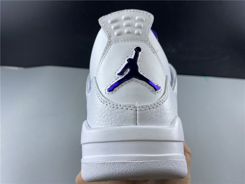 Air Jordan 4 Retro “Pure Money” white purple 308497-100