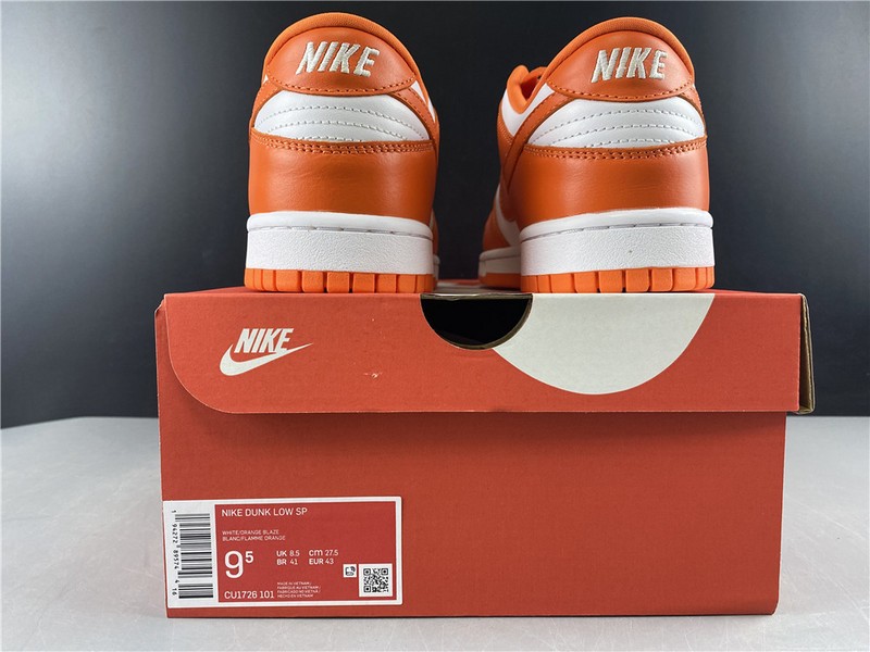 Nike dunk low sb syracuse CU1726-101