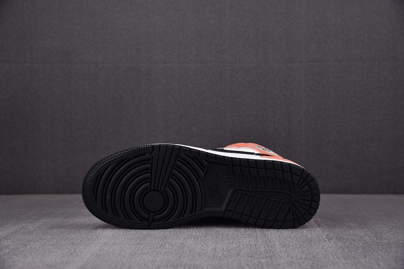 Air Jordan 1 Mid SE Orange Suede DV1336-800