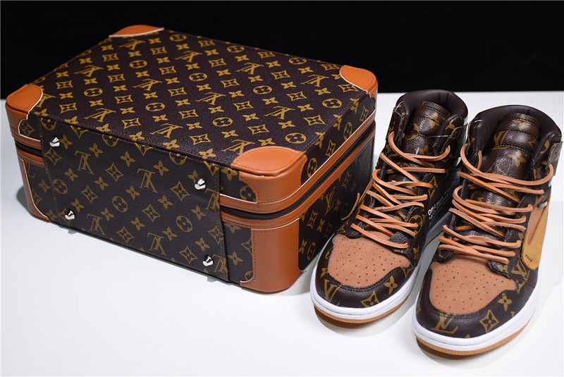 L0*is V x Off-White x Air Jordan 1 Customs MENS AQ0818-202