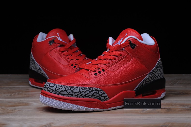 Air Jordan 3 Retro OG Red Black White 580775-601