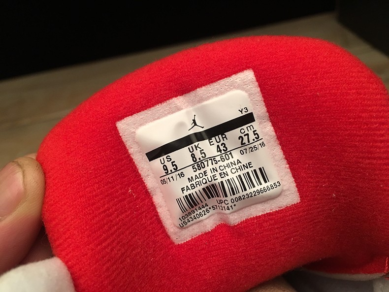 Air Jordan 3 Retro OG Red Black White 580775-601