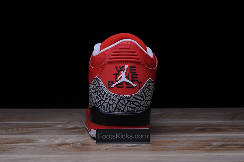 Air Jordan 3 Retro OG Red Black White 580775-601
