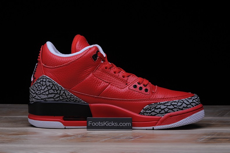 Air Jordan 3 Retro OG Red Black White 580775-601