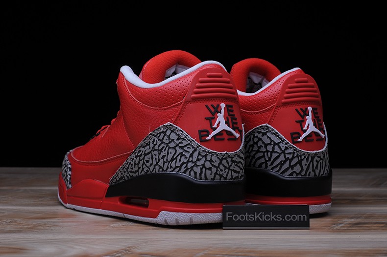 Air Jordan 3 Retro OG Red Black White 580775-601