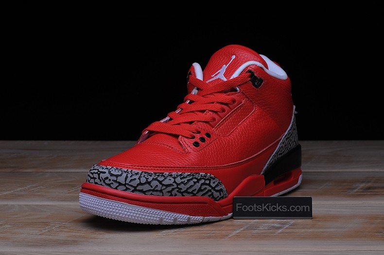 Air Jordan 3 Retro OG Red Black White 580775-601