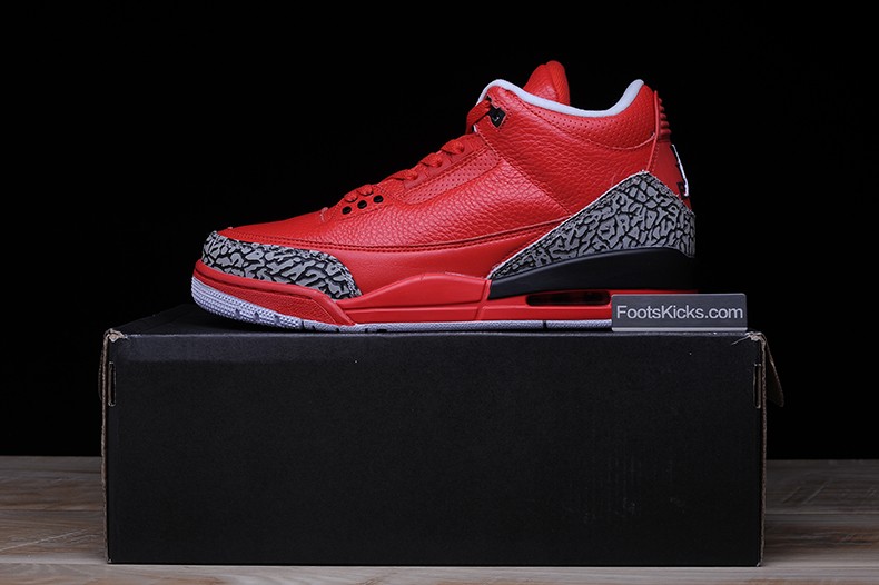 Air Jordan 3 Retro OG Red Black White 580775-601
