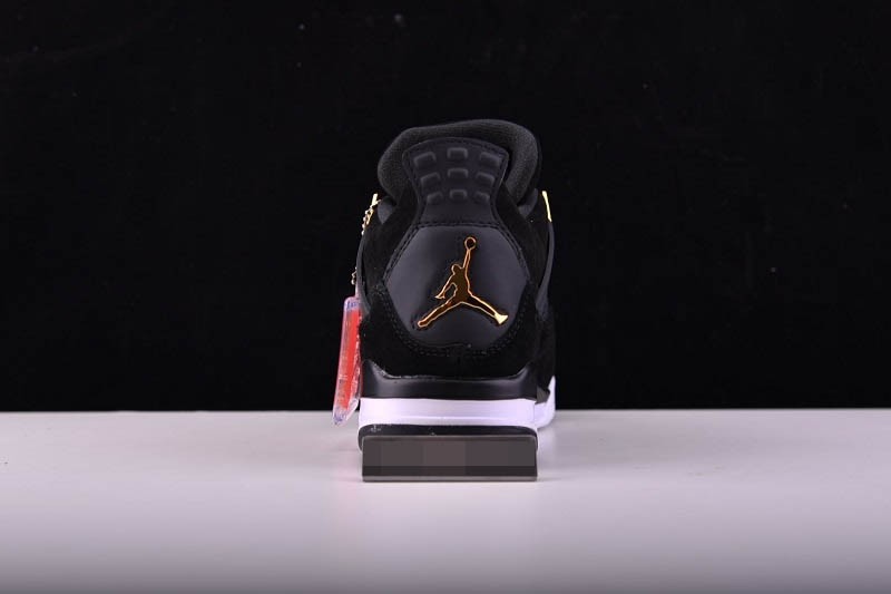 Air Jordan 4 “Royalty” Black/Metallic Gold-White mens 308497-032