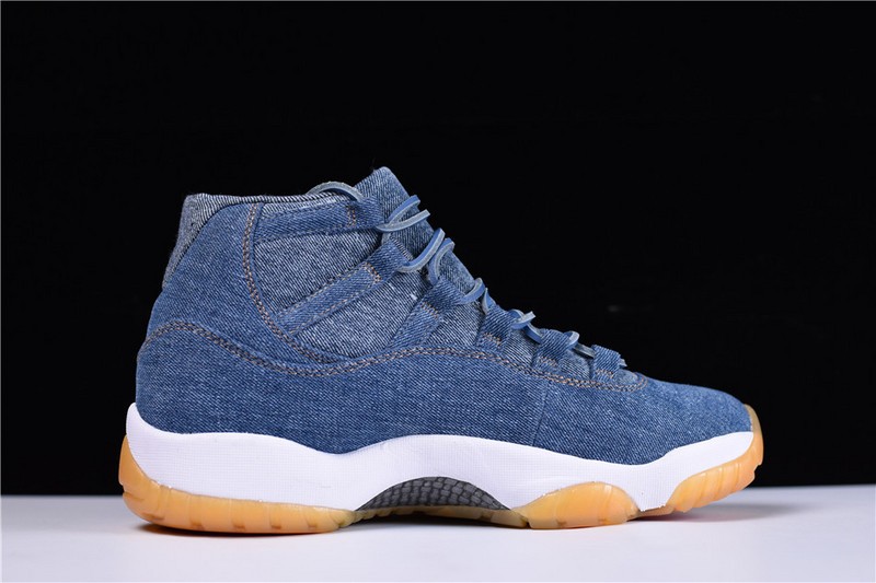 Air Jordan 11 Retro Denim/Sail-Game Red 914433-401